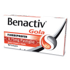Benactiv Gola Limone e Miele 16 pastiglie per mal di gola