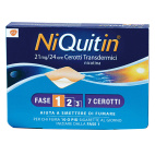 NiQuitin 7 cerotti da 21 mg per smettere di fumare