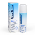 Bepanthenol Spray Schiuma Rinfrescante con Pantenolo per Ustioni Scottature 75ml