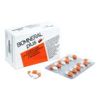 Biomineral Plus 60 Capsule Integratore per Capelli con Zinco Ferro e Biotina