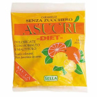 Asucri Caramella Arancia Limone Senza Zucchero 40g
