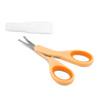 Chicco Forbicine Arancio Punta Arrotondata