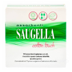 Saugella Assorbenti Giorno con Ali 14 Pezzi Cotone Ipoallergenici