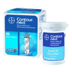 Contour Next Strisce Reattive Glicemia 25 Test Bayer Misurazione Glicemia