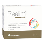 AG Pharma Realim Integratore Colesterolo e Peso 20 Bustine Senza Glutine