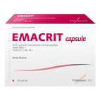 Pharma Line Emacrit 30 Capsule Integratore Ferro con Vitamine C B6 B12