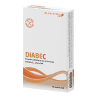 Alfa Intes Diabec Integratore Antiossidante per Occhi con DHA, Curcumina - 20 Capsule