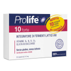Prolife 10 Forte Integratore Fermenti Lattici Senza Glutine e Lattosio - 20 Capsule