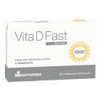 AG Pharma Vita D Fast Integratore Vitamina D3 1000 UI 30 Compresse Senza Glutine