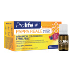 Prolife Pappa Reale Integratore Probiotici e Vitamine 10 Flaconcini Frutti di Bosco