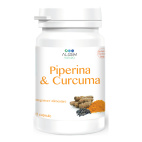 Algem Piperina e Curcuma 45 Capsule