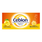 Cebion Vitamina C 1000mg Limone – 10 Compresse Effervescenti