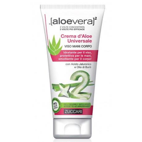 Zuccari Crema Aloevera2 D'aloe Universale Viso Mani E Corpo 75 Ml - Immagine 3