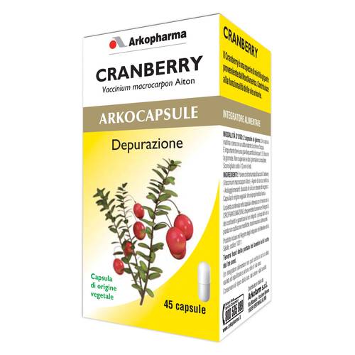 Arkopharma Rosso Arko Capsule Cranberry 45 Capsule - Immagine 3