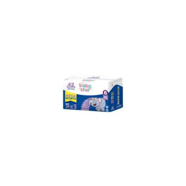 BABY STAR Extra - 42 Pannolini 16-30 Kg Taglia 6 - Immagine 6