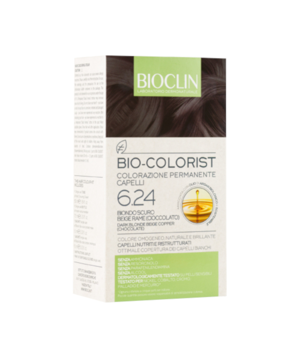 Bioclin Scuro/Beige Colorazione Permanente Bio Colorist 6,24, 100Ml - Immagine 8