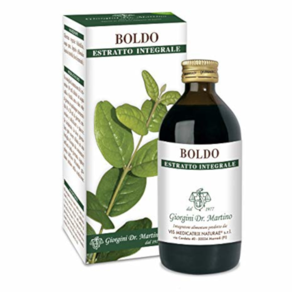 Boldo Estratto Integrale 200 ml - Integratore per la funzione epatica e digestiva - Immagine 5