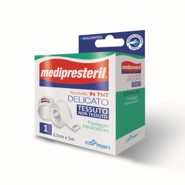 Cerotto Medipresteril Rocchetto Tnt 2,5cm X 5m