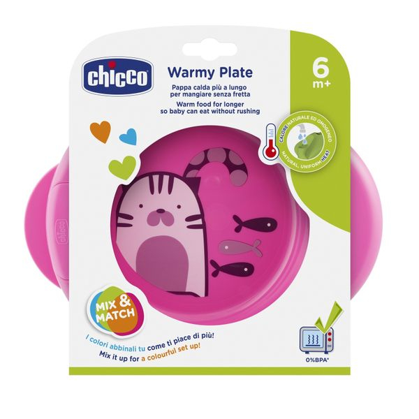 Chicco Rosa Piatto Pappacalda 6 Mesi+ - Immagine 5