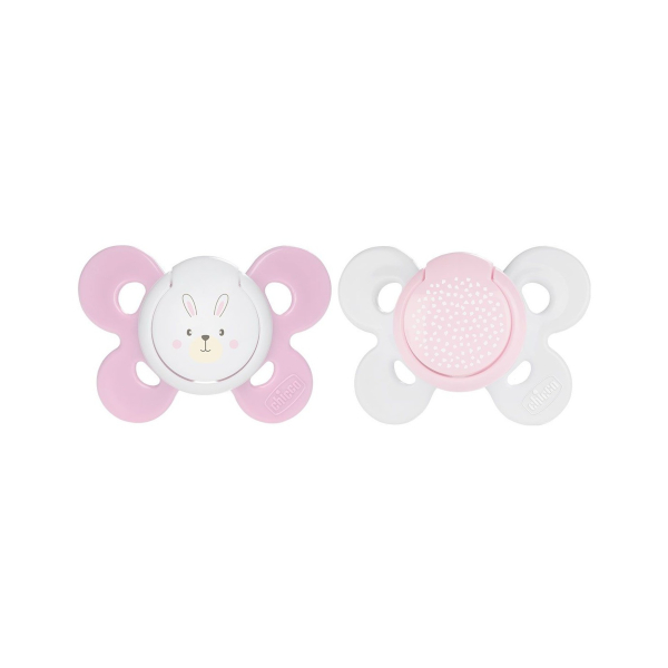 Chicco Succhicco Comfort Silicone Girl 0-6m+ 2 Pezzi - Immagine 1