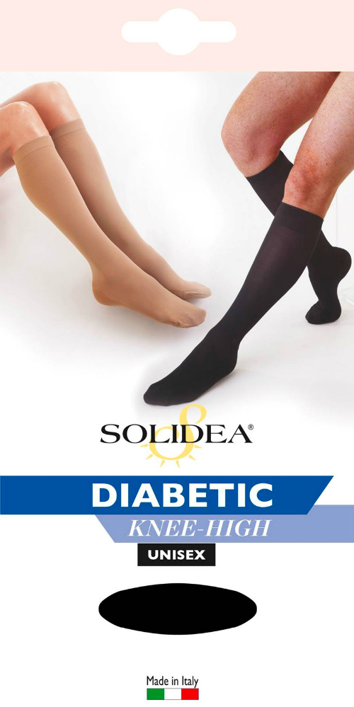 DIABETIC KNEE-HIGH NERO 4-XL