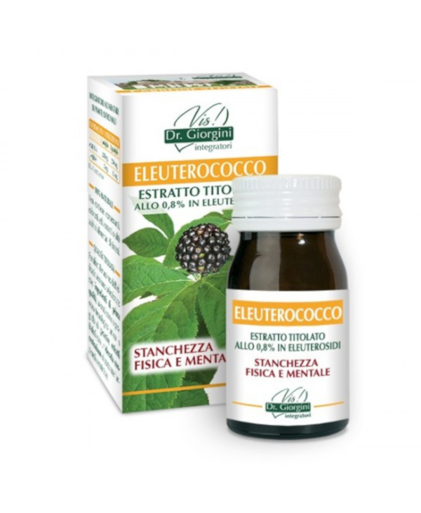 Eleuterococco Estratto Titolato 60 Pastiglie - Integratore Per La Stanchezza - Immagine 3