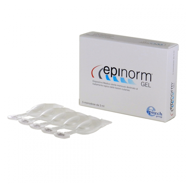 Epinorm Gel Dispositivo Medico per Riepitelizzazione 5 Monodose da 3 ml - Epitech Group - Immagine 5