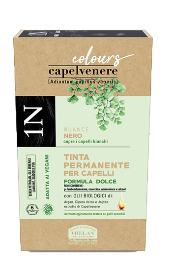 Helan Capelvenere Colours Tinta Capelli 1N Nero - Immagine 2