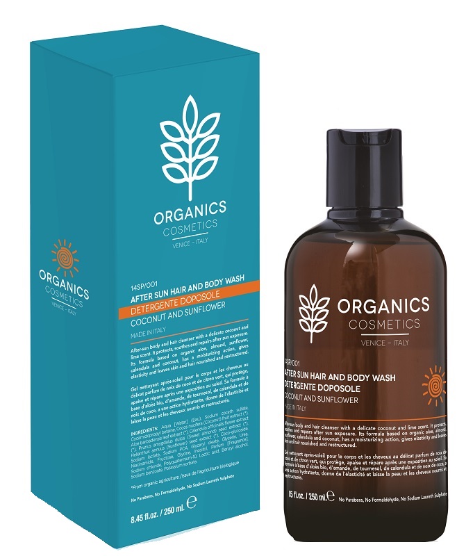 Sma Srl Organics Cosmetics After Sun Hair And Body 250 Ml - Immagine 4