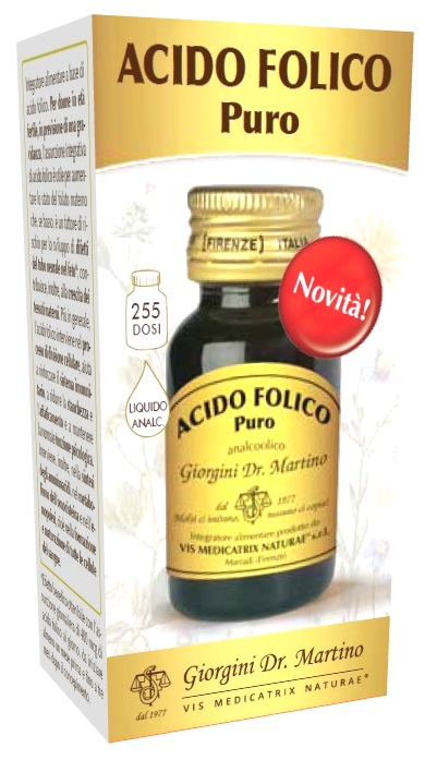 Acido Folico Puro Liquido Analcolico - Integratore Per La Gravidanza 30 Ml - Immagine 5