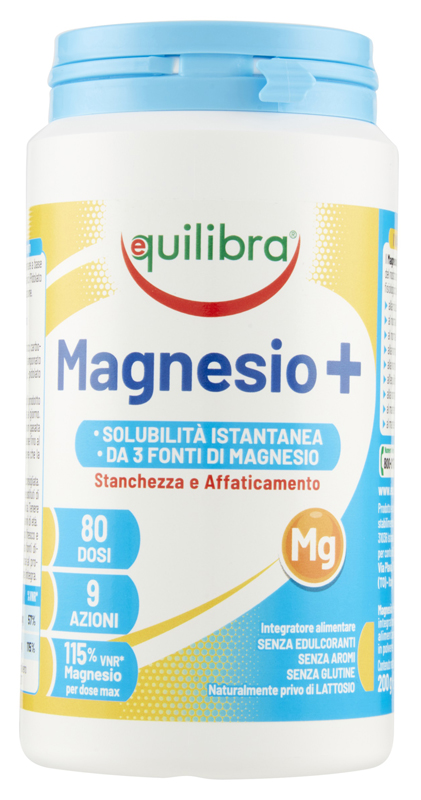 Equilibra magnesio+ zero - integratore di vitamine e minerali 200 g - Immagine 3