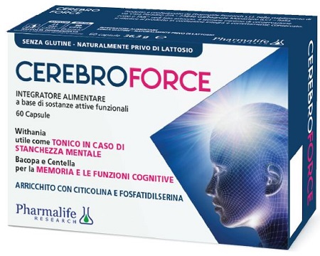 Pharmalife Research Cerebroforce Integratore Tonico Per Stanchezza 60 Capsule - Immagine 4