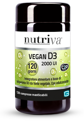 Nutriva Vegan D3 2000 Ui 120 Compresse Masticabili - Immagine 5
