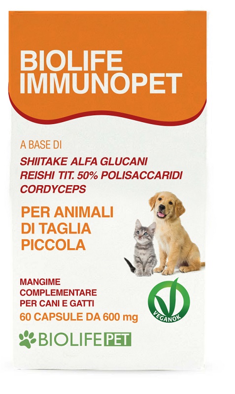 Nutraceutica Biolife Mangime Complementare Biolife Immuno Pet, 60 Capsule - Immagine 3