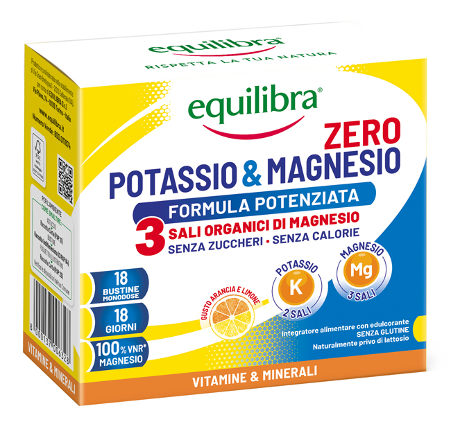 Equilibra Zero Potassio&Magnesio Da 18 Bustine
