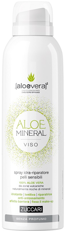 Zuccari Aloevera2 - Aloemineral Viso - Spray Idra-Riparatore Per Pelli Sensibile 150 ml - Immagine 4