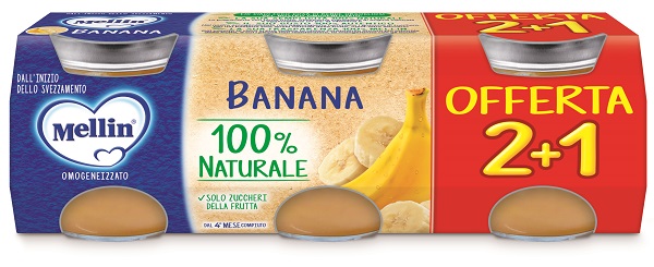 MELLIN OMOG BANANA 3PZ 100G - Immagine 3