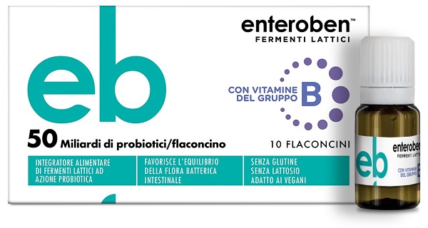 Bioartis Srl Enteroben 50Mld 10 Flaconcini Da 10 Ml - Immagine 5
