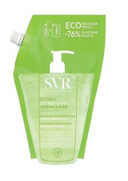 Sebiaclear gel moussant refill 400 ml - Immagine 7