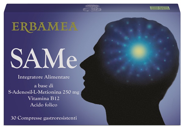 Same Integratore Alimentare con SAMe Acido Folico e Vitamina B12 30 Compresse - ERBAMEA - Immagine 4