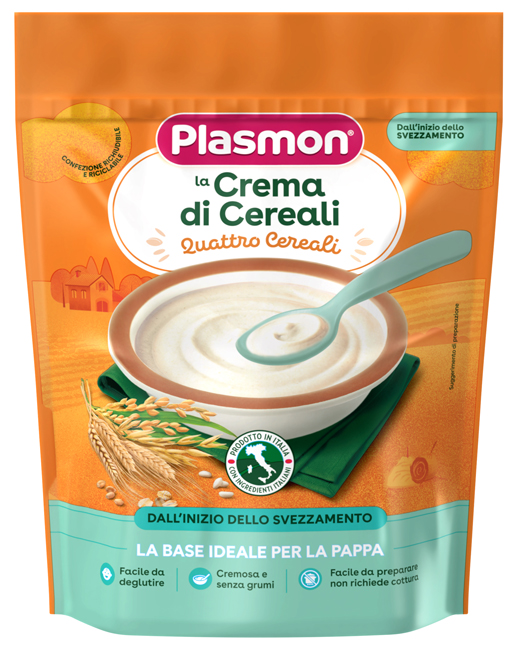 Plasmon Crema Di Cereali Per Bambini, 4 Cereali, 200 G, - Immagine 5