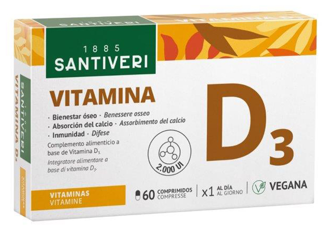 VITAMINA D3 2000UI VEG 60CPR