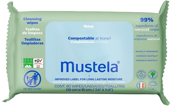Salviette Detergenti Multiuso Mustela 60 pz 60 pz - Immagine 8