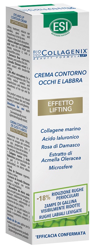 Esi Srl Crema Esi Biocollagenix Contorno Occhi Labbra Effetto Lifting 15 Ml - Immagine 5