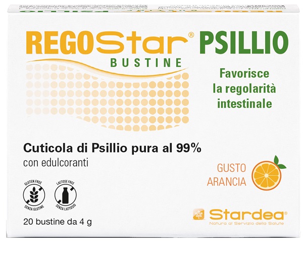 Stardea Regostar Psillio Integratore Gusto Arancia 20 Bustine - Immagine 7