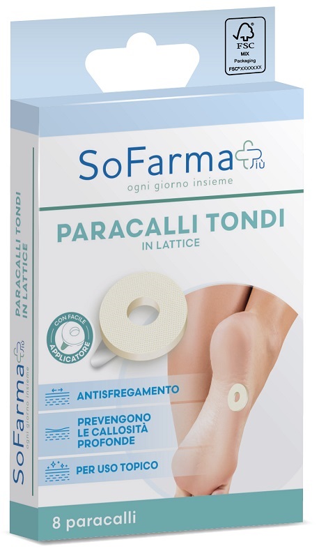 Sofarmapiu' Cerotto Paracallo Tondo 8 Pz Bambino - Immagine 3