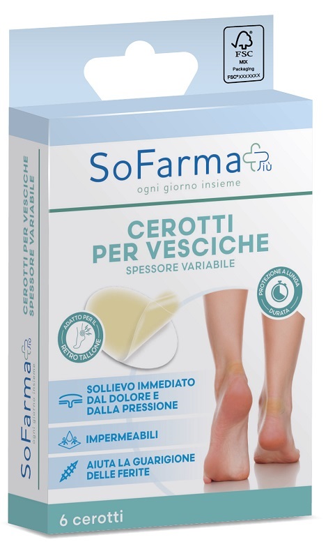 SOFARMAPIU 6 Cerotti Per Veschiche - Ovali - Immagine 4