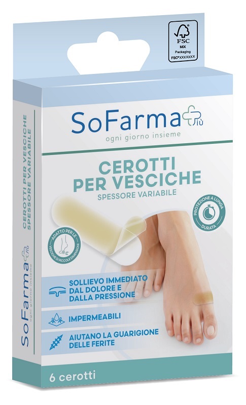 SOFARMAPIU 6 Cerotti Per Veschiche - Piccoli - Immagine 4