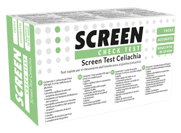 Screen Test Celiachia Autotest Rilevazione Intolleranza al Glutine Dispositivo Medico 1 Kit - Screen Italia - Immagine 7