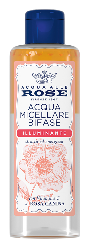 Acqua Alle Rose Rosa Acqua Micellare Bifase Illuminante Con Vitamina C 200Ml - Immagine 5